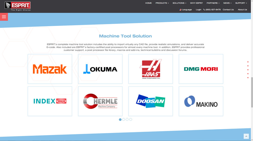 에스프릿(ESPRIT) CAD/CAM 소프트웨어, 혁신적인 새로운 웹사이트 및 브랜드 출시